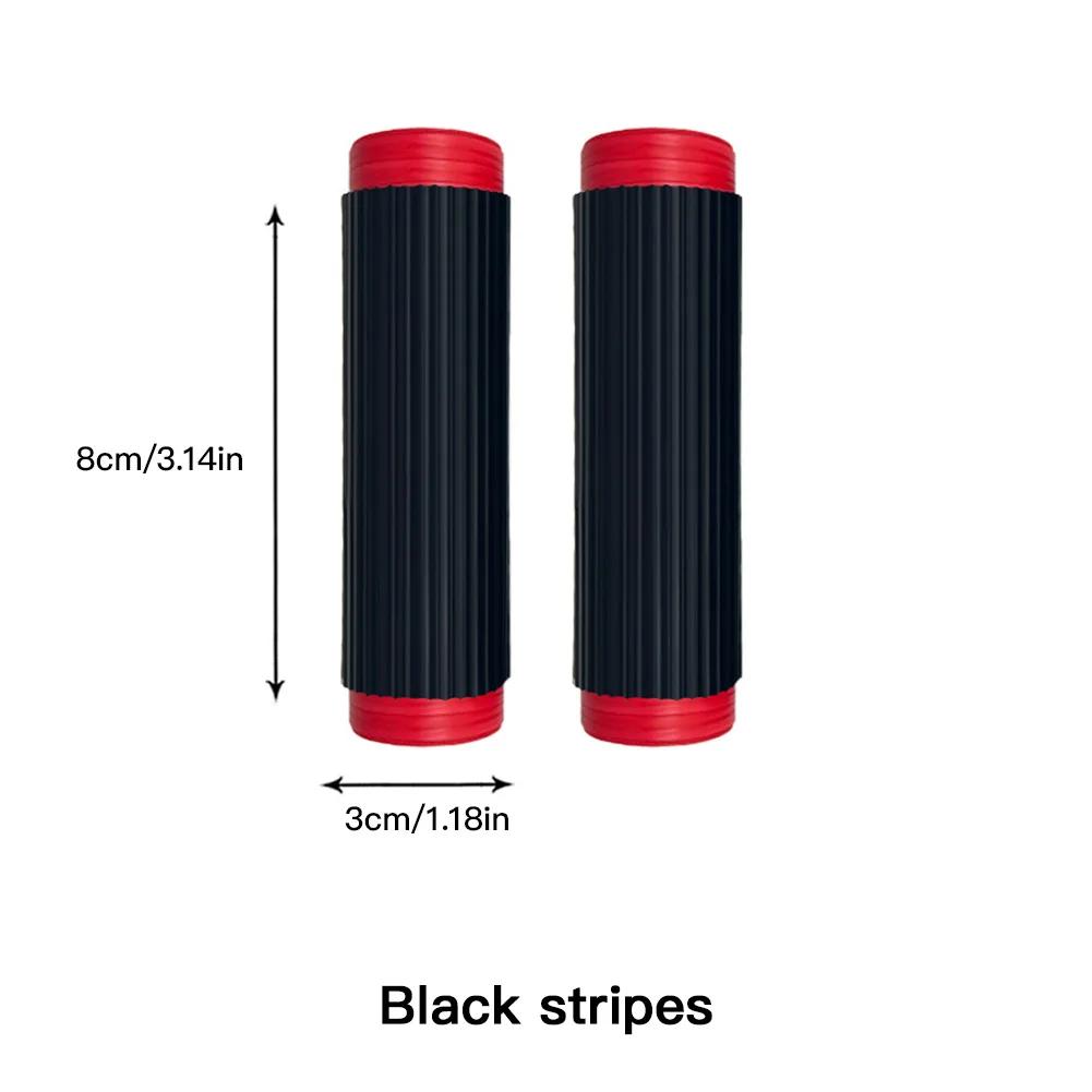 1Pair Silicone Handlebar Grips Cover for Scooter E-Bike Brake Lever Cover Non-Slip Comfortable Grip Motorcycle Grip Accessory