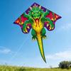 Children's Green Pterodactyl Dragon Kite - Popular Cartoon Dinosaur Design