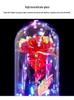 Crystal Glass Rose: Luminous Preserved Flower Music Ornament for Valentine's Day