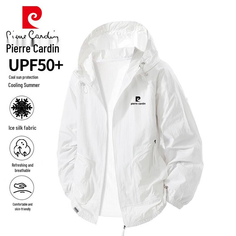 Pierre Cardin Men s Hooded Lightweight Sun Protection Jacket L