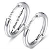 Trend Black/Gold Color Classic Stainless Steel Men Women's Hoops Earrings Minimalist Y2k Small Round Circle Piercing Ear Jewelry