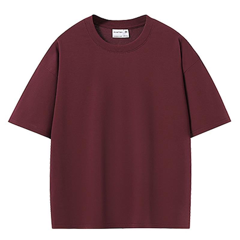 VEZFAA Damenmode Lässig Einfarbig Druck Sommer Frühling Kurzarm O-Ausschnitt Blusen & Hemden