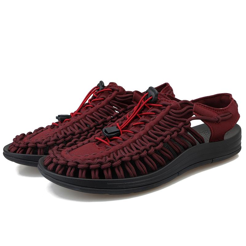 Pánské římské sandály široké venkovní ručně vyráběné sandály dámské plážové boty párové sandály nadměrná velikost