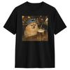 Unisexs Tshirt Funny Pomeranian Drinking Beer Puppy Dog Meme T Shirts Trending Summer Tees Vintage 100 Cotton Clothing Gift Idea