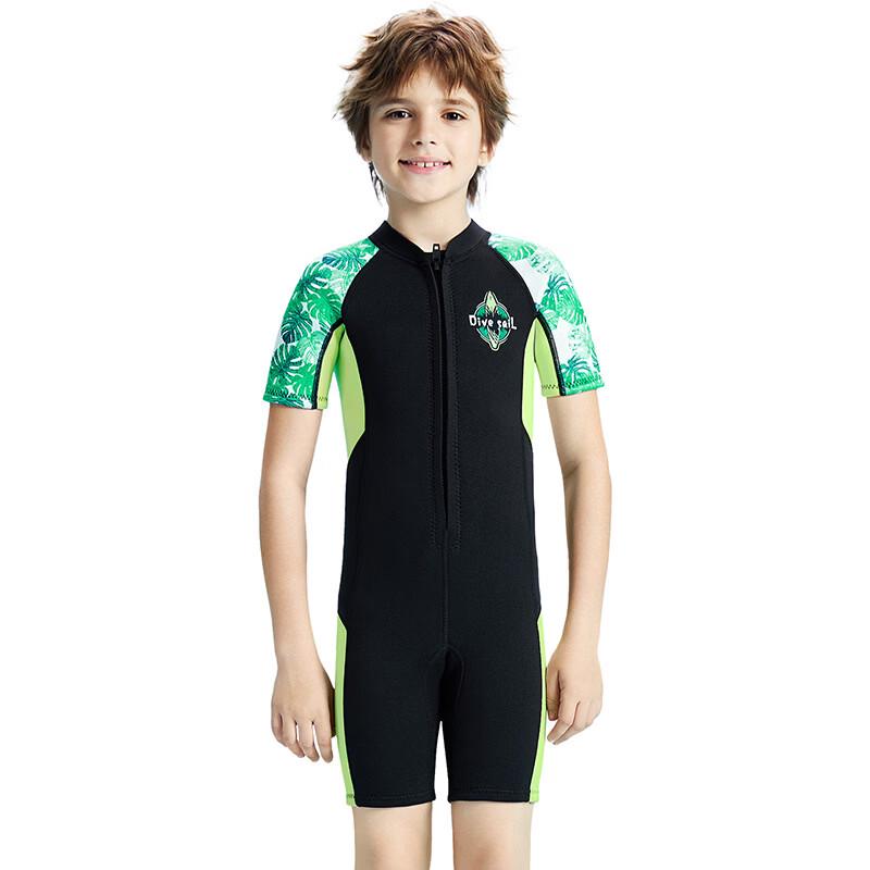 Boy's 2.5MM Short-Sleeve One-Piece Wetsuit
