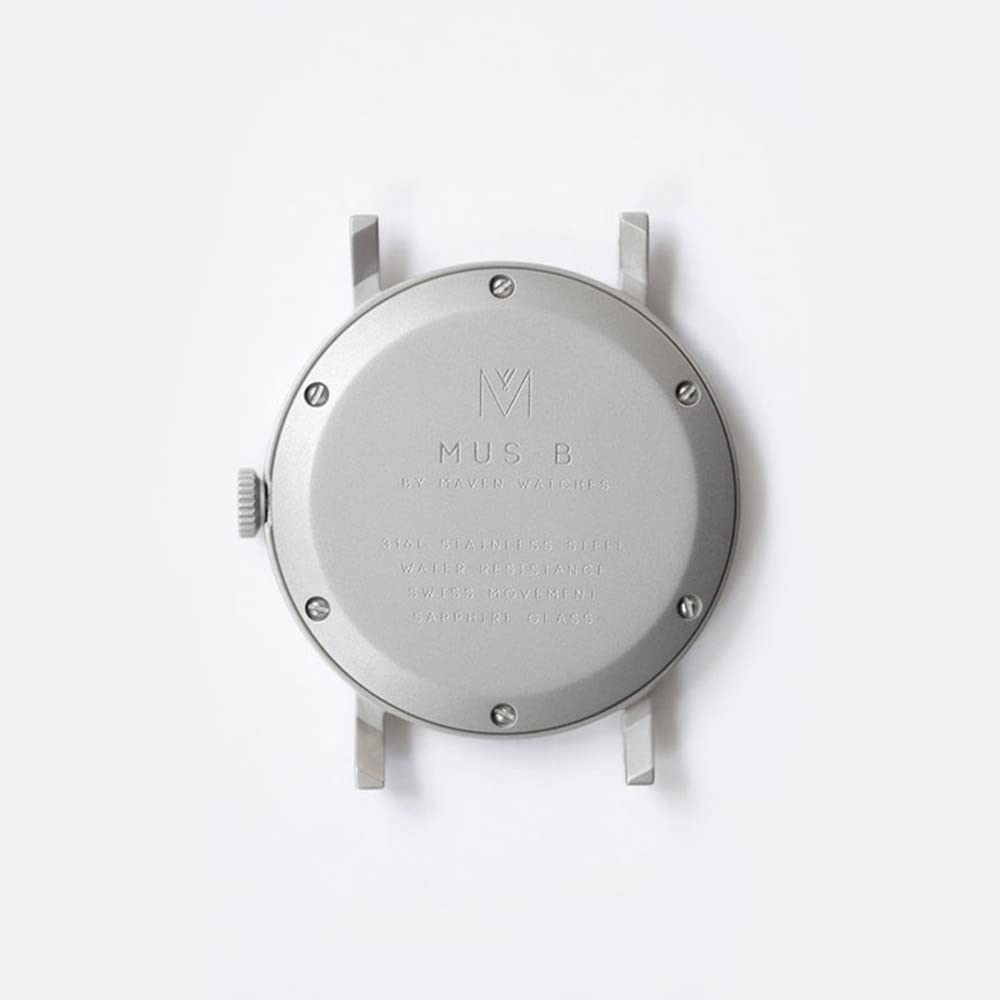 Maven Watches 40mm THE URBAN SCOUT SERIES Minimal Fashion Watch GRAY P [Official Shop] (MUS-01 40MM)