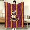 Bradford City Afc Print Flannel Blanket, High Quality Comfortable for All Seasons, Home Decor, Warmth and Comfort, Perfect for Christmas Gifts