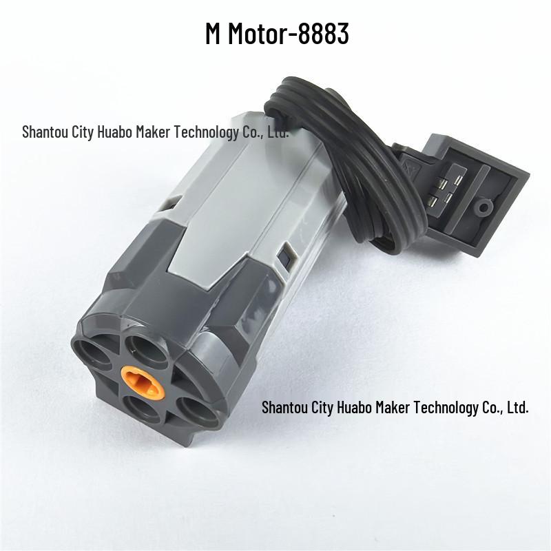 Lego-Compatible Power Technic Set: Motor, MOC Parts, PF Components, Programmed Lithium Battery.