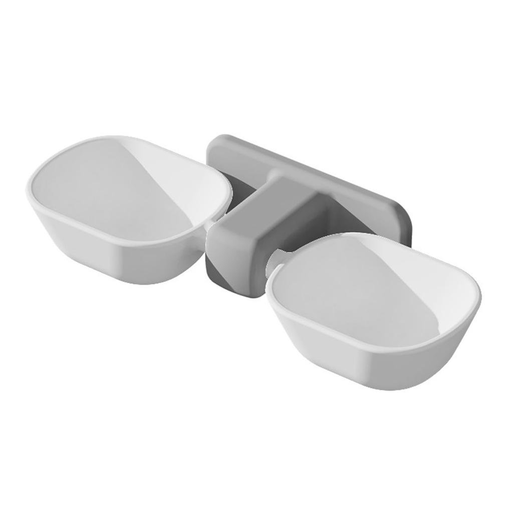 Pet Food and Water Bowls Wall Mounted Removable Thickened Elevated Cat Dog Bowls