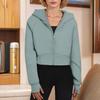 New Fashion Women Loose Zipper Hoodie Jacket Long Sleeve Autumn Outerwear