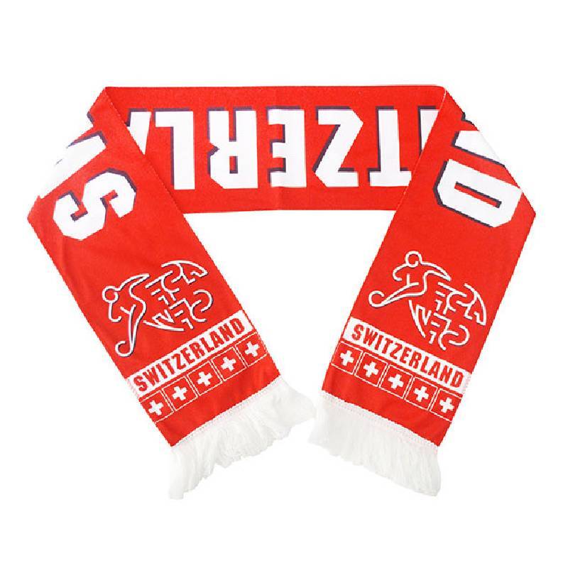 

European Cup Soccer Scarf With Quickdry Cotton Fabric For Fans And Collectors Switzerland