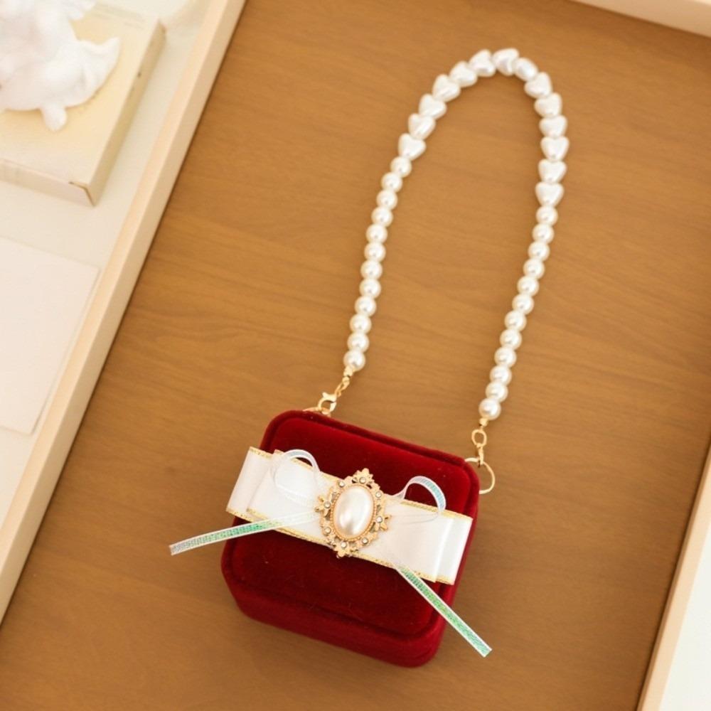 

Heart Pets Collars Ring Box Pearl Jewelry Box Wedding Couples Rings Box Marriage Anniversary Style 1 Couple Rings