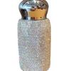 Elegant Mini Stainless Steel Insulated Tumbler 220ml Women Lightweight Luxury Drinkware With Crystal Accents