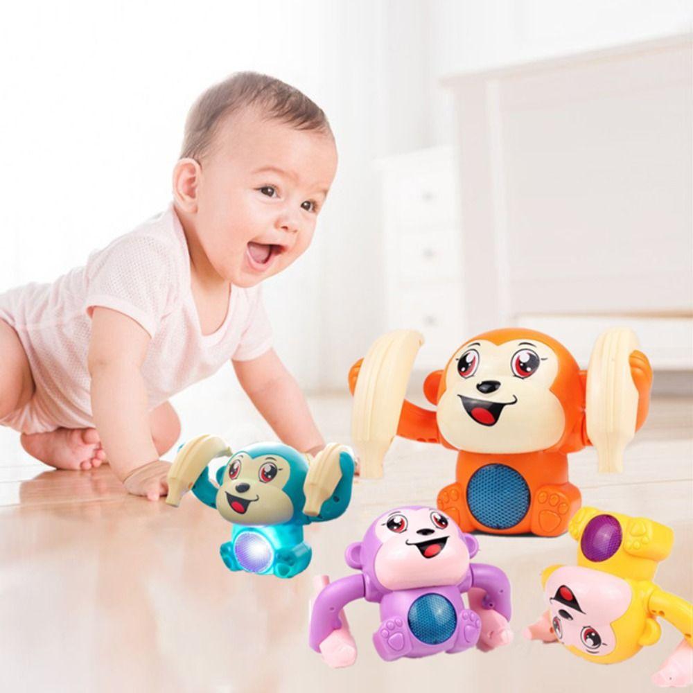 Baby Rolling Monkey Toy Tumbling Monkeys Game Voice-activated Tumbling Monkey Electric Baby Toys