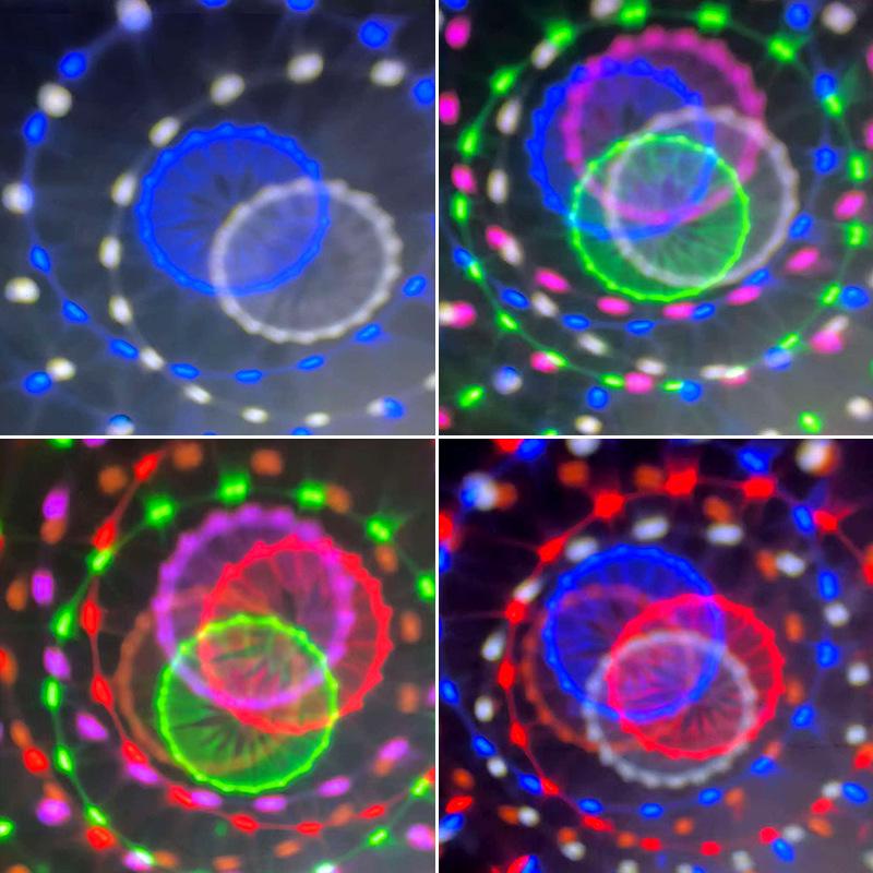 3/6 Colors LED Stage Disco Light for Christmas Party Home KTV Wedding Show DJ Ball Party Lights USB Strobe Lighting