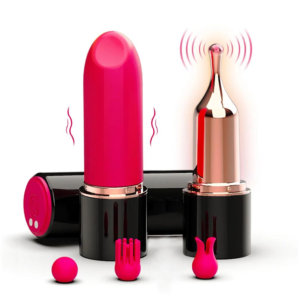 Lipstick Bullet Vibrator Powerful Vibrations Mini for G Spot Anal Stimulation Sextoy For Adult Sex Toys Women Femal Penetration