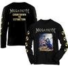 Megadeth Americká punk metal rocková kapela 3D tištěné unisex tričko s dlouhým rukávem košile podzimní móda Americký street retro top