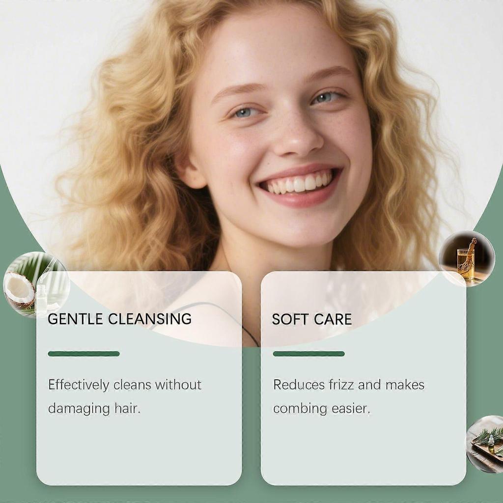 Hoegoa Botanical Foam Shampoo Volumizing And Texturizing, Gentle Cleansing, Smooth, Full, And Moisturizing Shampoo