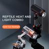 Reptile Heat Lamp 360-degree Rotatable Arm Brightness Adjustable Sunlight Simulation UVA UVB