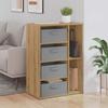 Sideboard with Drawers Artisan Oak 60 x 33.5 x 84 cm