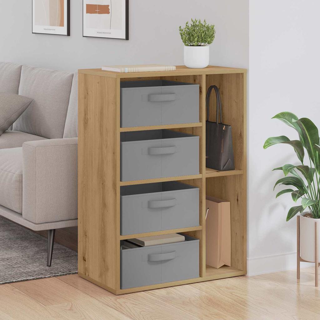 Sideboard with Drawers Artisan Oak 60 x 33.5 x 84 cm