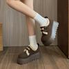 Mocassini da donna con suola spessa Pelliccia Punta rotonda Sneakers casual Scarpe basse Nuovo Abito Inverno Tinta unita Caldo Traspirante Versatile