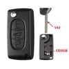 Superkey 10 Pcs Replacement For Peugeot Partner 207 307 308 407 807 For Citroen C2 C3 C5 Berlingo Remote Flip Car Key Shell Case