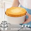 New Aluminum Alloy Round Cake Pan Nonstick Coating Baking Tools Cake Mould Kitchen Accessories Round Cheesecake Mould DIY Baking
