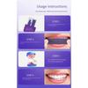 1PACK Toothpaste Instant Brightening V34 Toothpaste Purple Neutralizing Whitening Kit