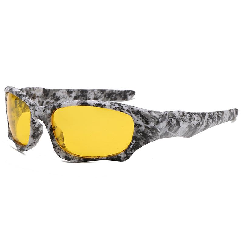 Men's Polarized Tactical Windproof Sunglasses - Military Green, Sports Style