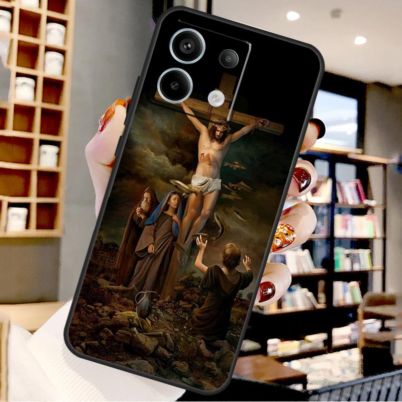 

Крест Иисуса Для Xiaomi Redmi Note 14 Pro 12 11 9 10 13 15 Pro Plus Чехол Для Redmi 15 10C 12C 13C 14C 15C Redmi 15 5G