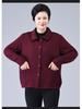 Plus Size Windbreaker for Middle-Aged and Elderly Women - Spring/Autumn Lapel Jacket