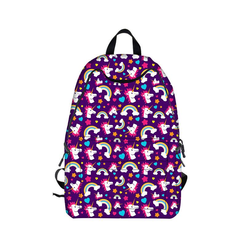 Kreative Persönlichkeit Cartoon Doppelschulter Rucksack Schüler Schultasche Modetrend Reiserucksack