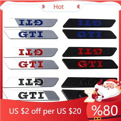 2026 New For VW VOLKSWAGEN For Volkswagen GTI MK5 Passat Polo Golf 3 Jetta Tiguan Beetle Touran Metal Car Side Emblem Mudguard B