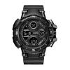 Men Teen Multifunctional Electronic Watch Waterproof  Alarm Clock Light Night