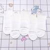 Ladies Spring and Summer Thin Simple Breathable Loose Mouth Cotton Socks