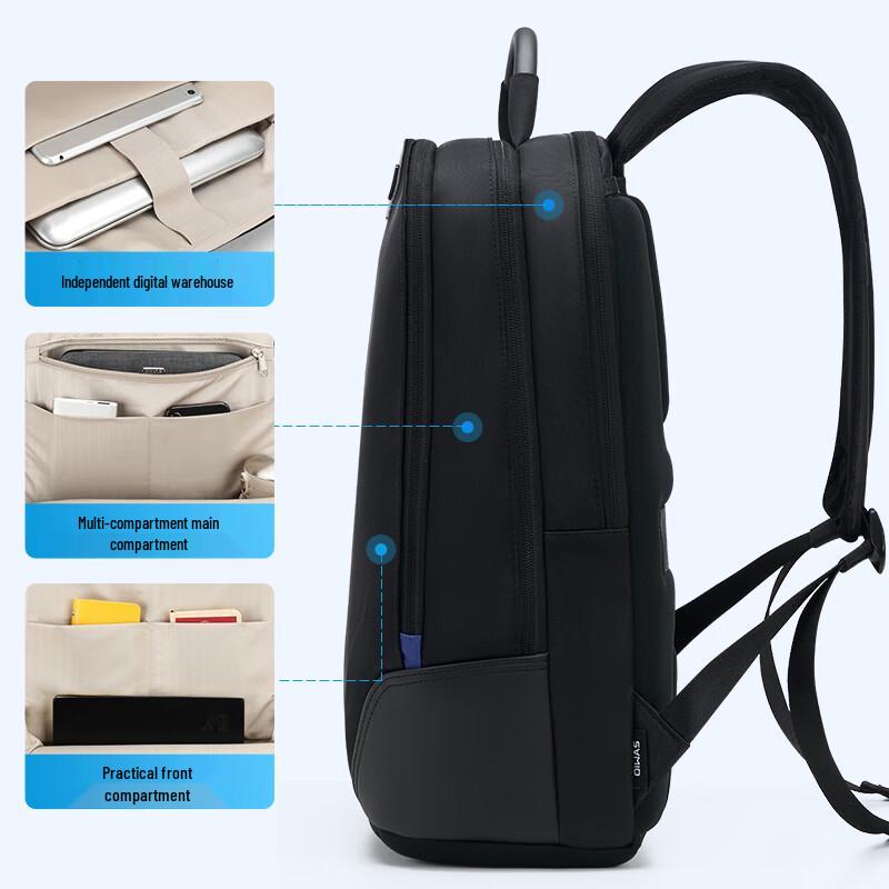 Aiwashi Lightweight 16-inch Business Travel Laptop Backpack