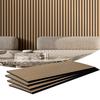 VEVOR Panouri Acustice cu Lamele de Lemn, 23,6 x 47,2 inch, Panouri de Perete din MDF cu Accent de Lemn pentru Decor Modern al Pereților Interiori