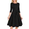 Women's Cocktail Dresses 3/4 Sleeve Vintage Wedding Guest Dress