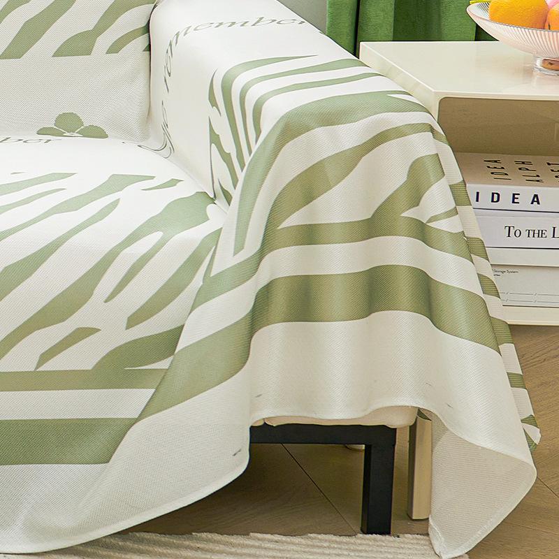 Cool Ice Silk Sofa Cover Cover Cloth All-Inclusive Universal Cover Summer Sofa Cushion Summer Anti-Scratching Full Cover Towel