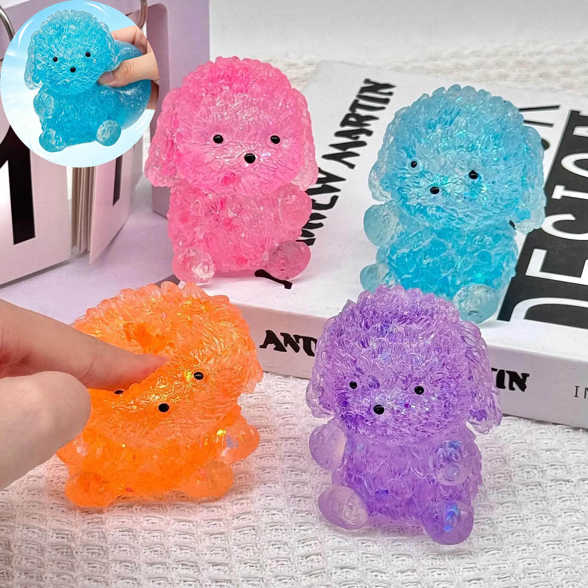 Activating Toys Soft Squishy Teddy Maltose Fidget Toy Cute Puppy Needoh Toy Small Cute Animal Anti Stress Splat Decompressions Vent Squeeze Toy