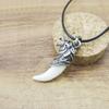 New Design Men Jewelry Boy Titanium Steel Wolf Tooth Necklace Domineering Pendant Fashion