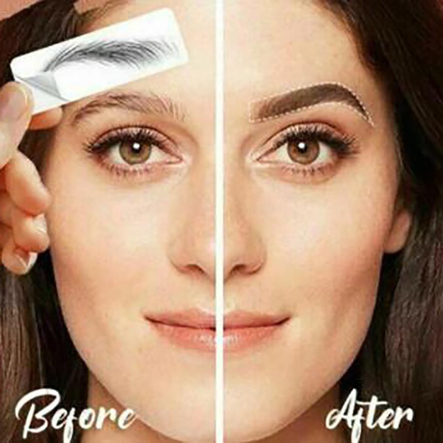 Water Transfer Eyebrow Sticker Long Lasting Waterproof Makeup 6D Hair-like Eyebrows Tattoo Stickers