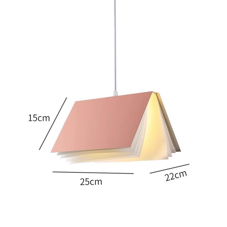 Modern Book Led Pendant Lights Luminaire Living Room Dining room Suspension Hanging Light Bedroom Bedside Pendant Lamp