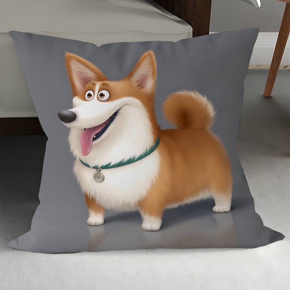 The S-Secret Life Of Pets Pillow Gift Home Office Decoration Bedroom Sofa Car Cushion Cover Case 45x45