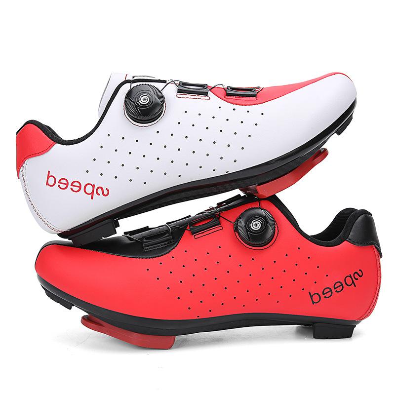

Нове шосейне велосипедне взуття з фіксатором шнурків, жорстка підошва, чоловіче та жіноче, чотири сезони, взуття для гірського велосипеда з фіксатором, велосипедне взуття 47