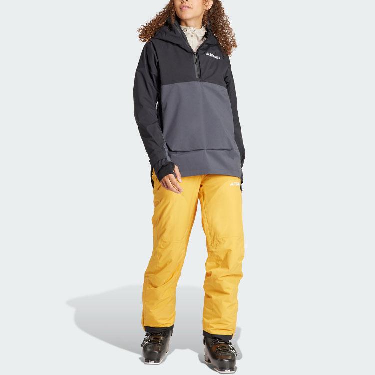 adidas Men's Terrex Xploric 2.5L Climaproof Black and Grey Anorak IB4229
