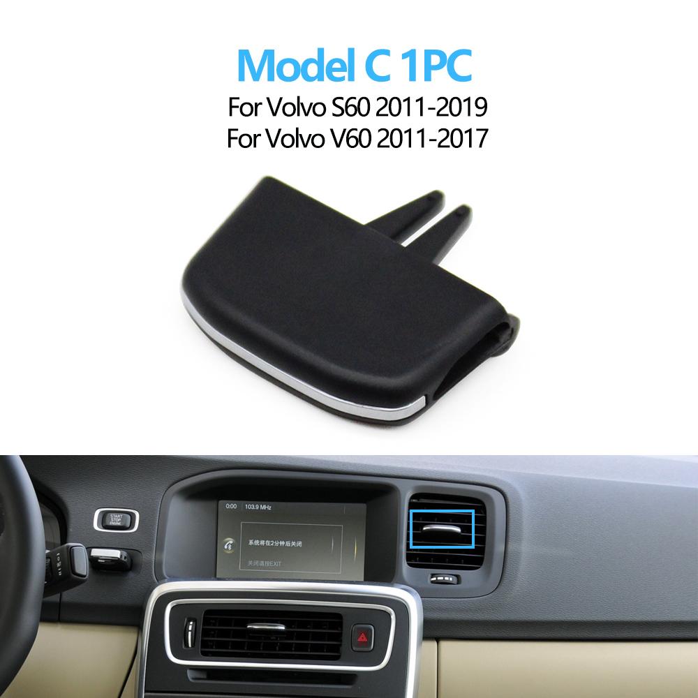 Car Front Air Conditioning AC Vent Grille Outlet Slider Tab Clip Repair Kit For Volvo S60 V60 V40 2011 2012 2013 2014 2015