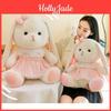 Adorable Plush Rabbit Doll With Cute Flower Dress Perfect For Girls Birthday Gifts
