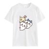 Cute Usagi Dance Print T-shirt Trendy Y2k Streetwear Woman Shirt Kawaii Anime Pattern Tee Shirt Harajuku Cotton Short-sleev Tops